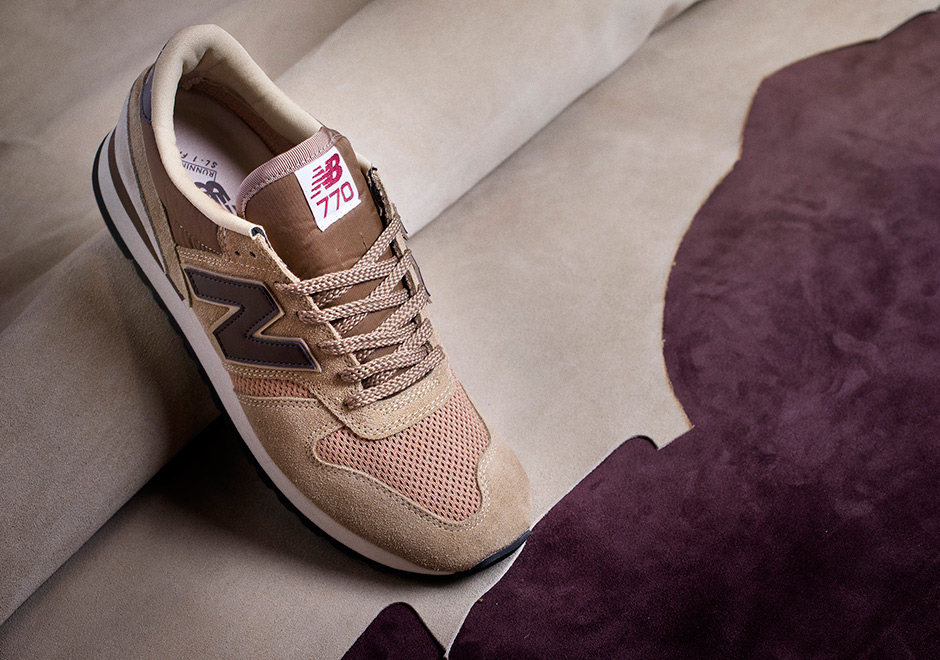 New Balance 770 Beige Suede 1