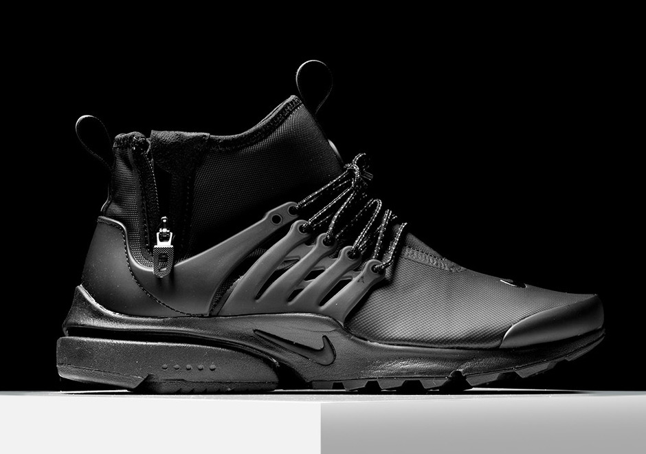 The Nike Presto Mid Utility "Triple Black" Is Available