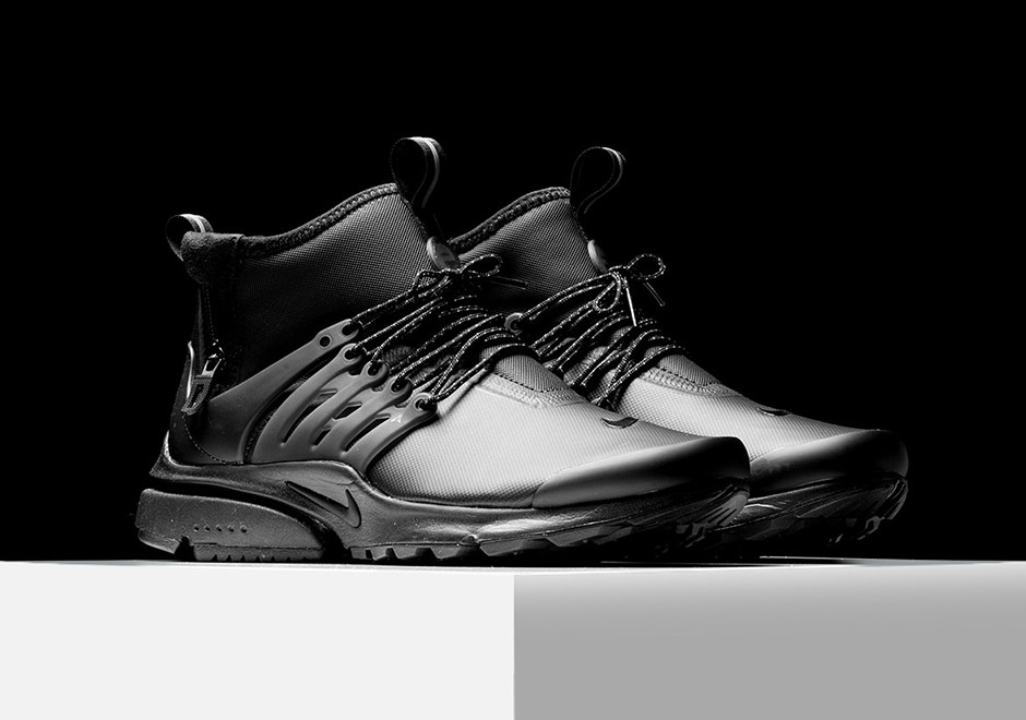 Nike Air Presto Mid Utility Triple Black 2