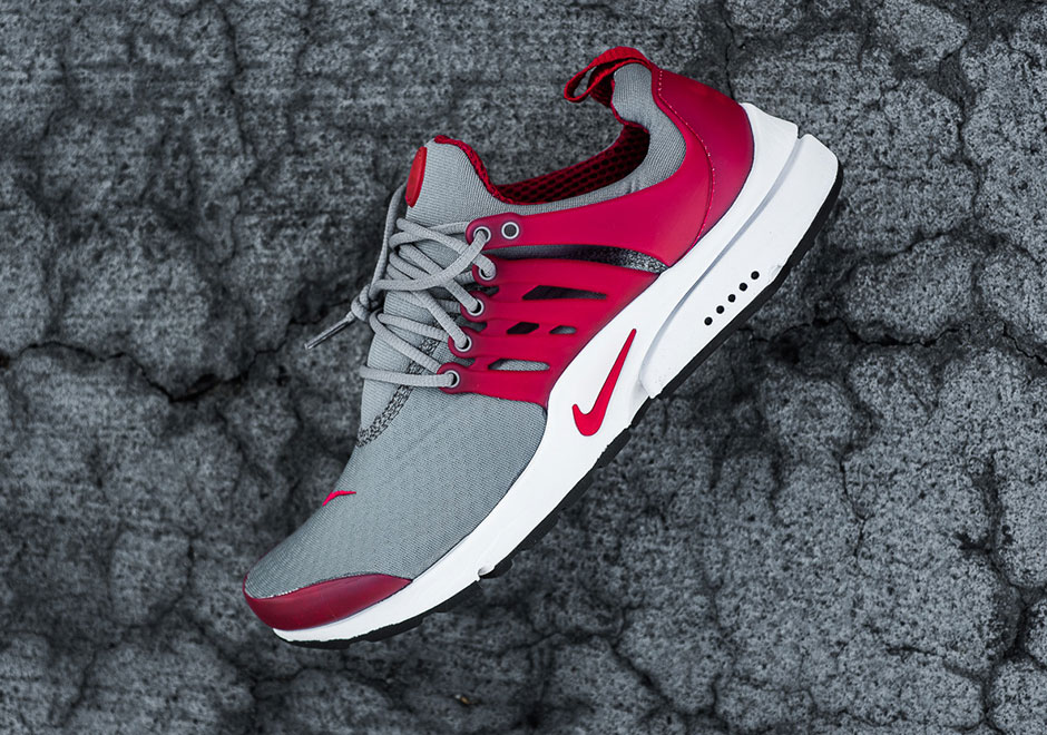 Nike Air Presto Unlv Cool Grey Gym Red 1