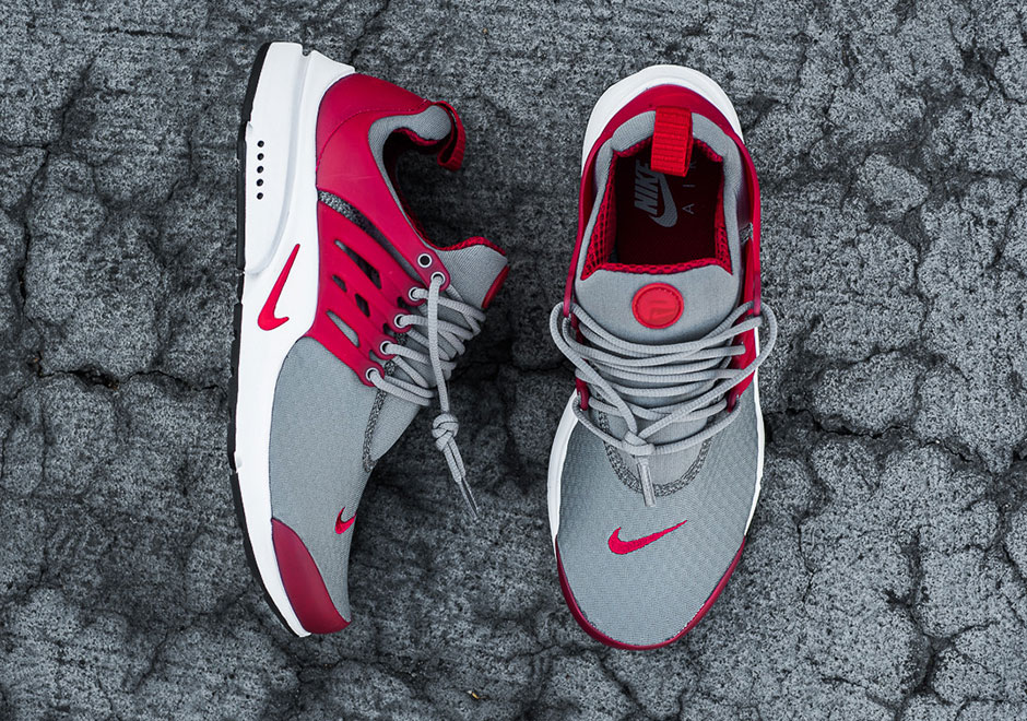 Nike Air Presto Unlv Cool Grey Gym Red 3