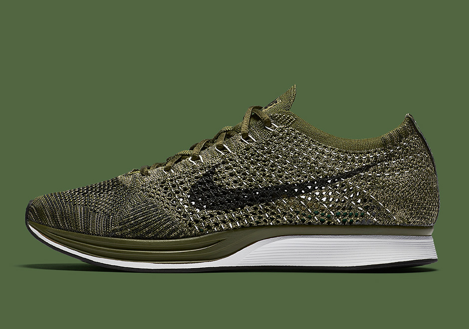 Nike Flyknit Racer Rough Green Neutral Olive Sequoia 7