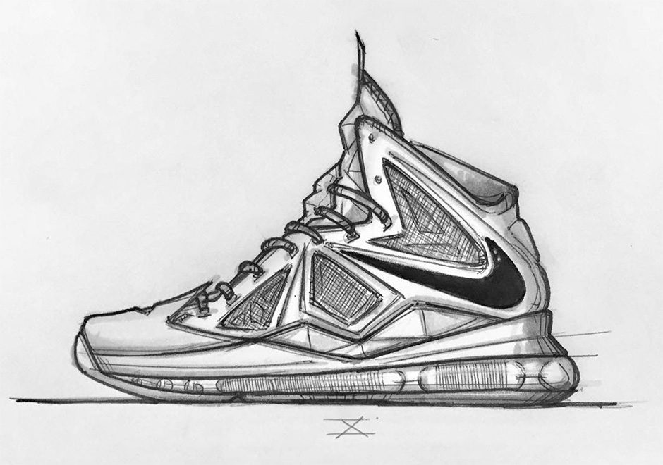 Nike Lebron 10 Sketch Jason Petrie