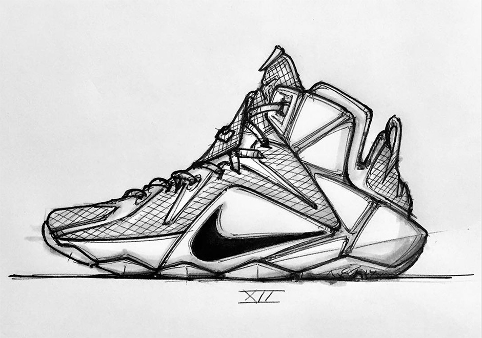 Nike Lebron 12 Sketch Jason Petrie