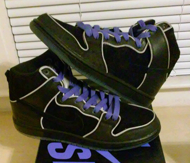 Nike Sb Dunk High Black Purple Box 1