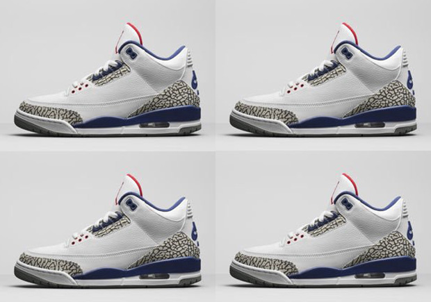 Jordan Brand Released Official Image Of The Air Jordan 3 “True Blue” With Nike Air