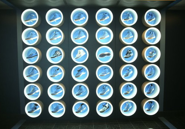 The Tar Heels Have An Incredible Air Jordan Display In Their Locker Room