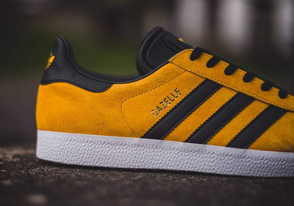 Adidas Gazelle Collegiate Gold Black 3