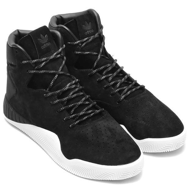 Adidas Tubular Instinct Black Suede S80085 2