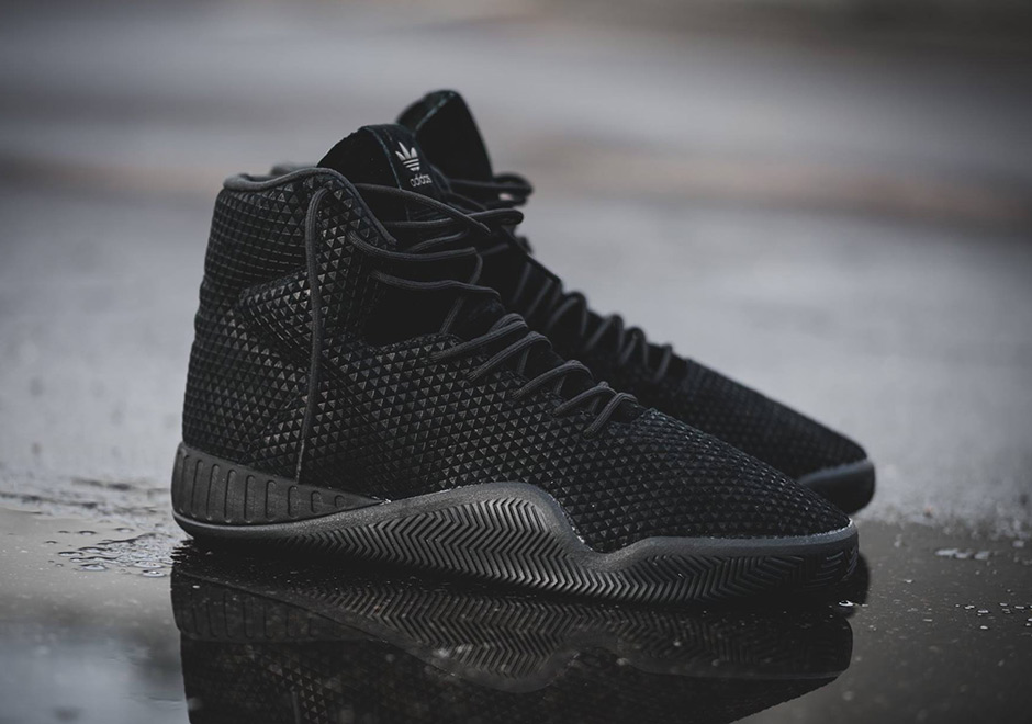 The adidas Tubular Instinct Adopts The Triple-Black Motif