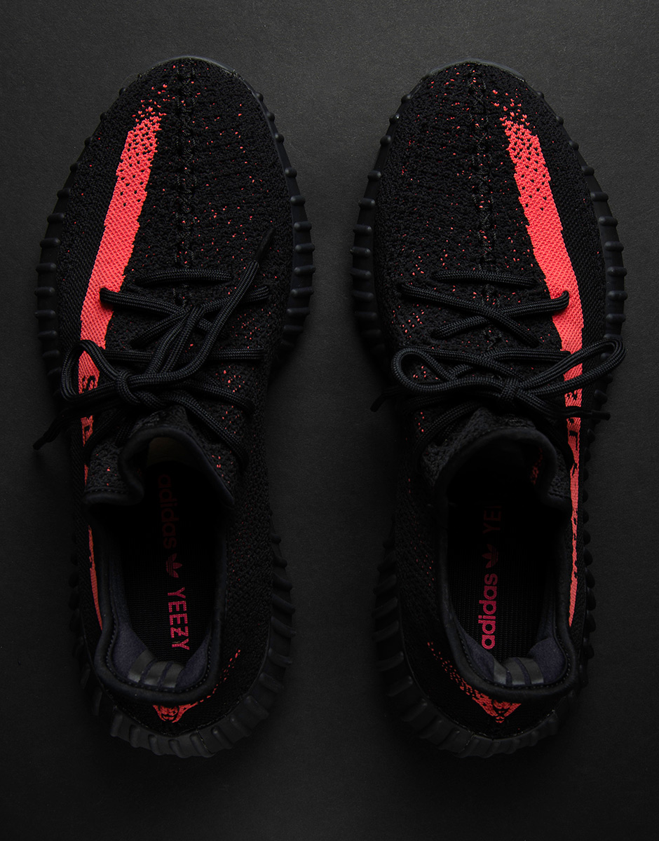 Adidas Yeezy Boost 350 V2 Black Red By9612 3