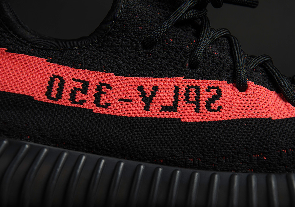 Adidas Yeezy Boost 350 V2 Black Red By9612 6