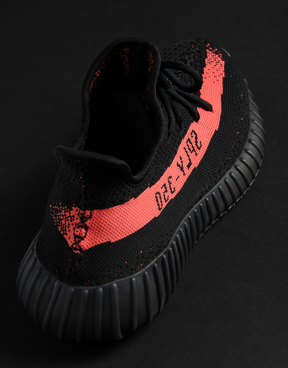 Adidas Yeezy Boost 350 V2 Black Red By9612 8