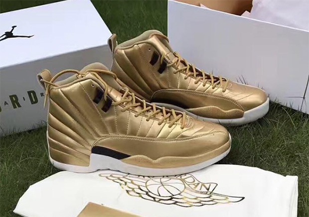 Air Jordan 12 Pinnacle "Gold"