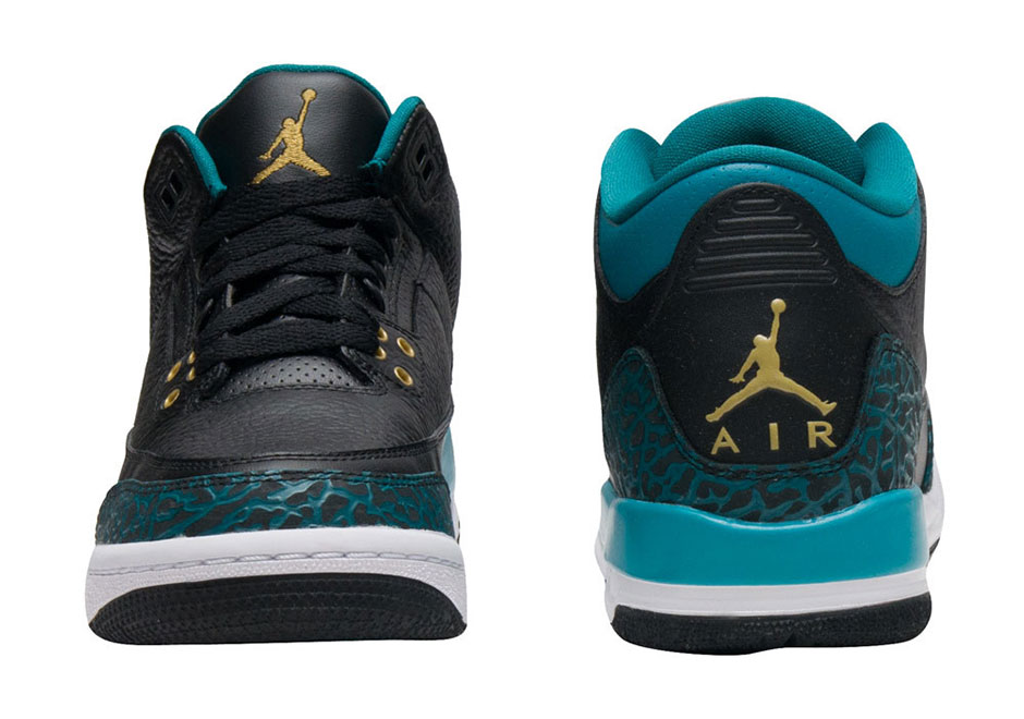 Air Jordan 3 Gs Teal 3