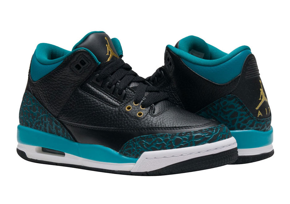 Air Jordan 3 Gs Teal