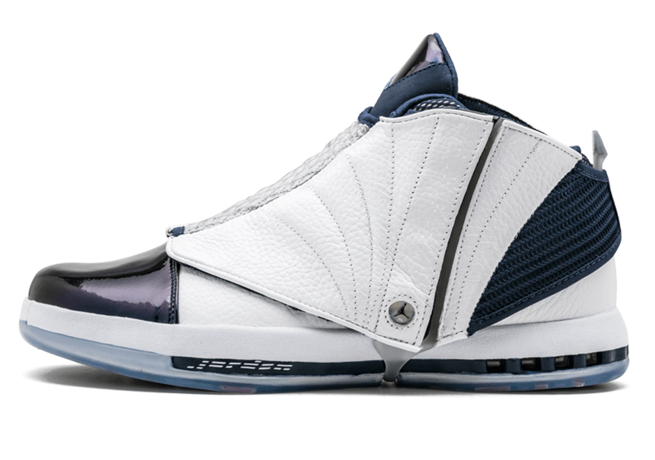 Air Jordan 16 Retro 683075 106 Midnight Navy Detail 1