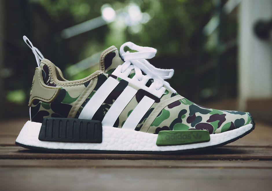 Bape X Adidas Originals Nmd Closer Look 1