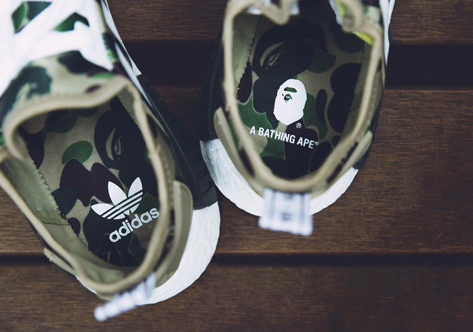 Bape X Adidas Originals Nmd Closer Look 7