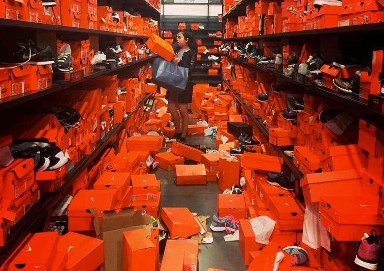 Black Friday Sale Destroys Seattle Nike Outlet