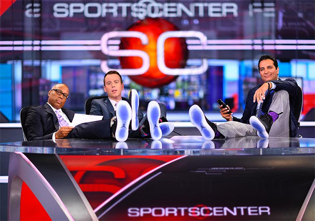 Espn Anchors Space Jam Jordans 1