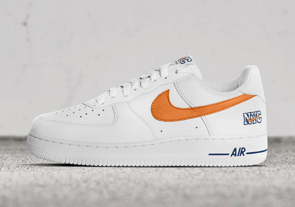 Nike Air Force 1 Low Nyc White Orange 1