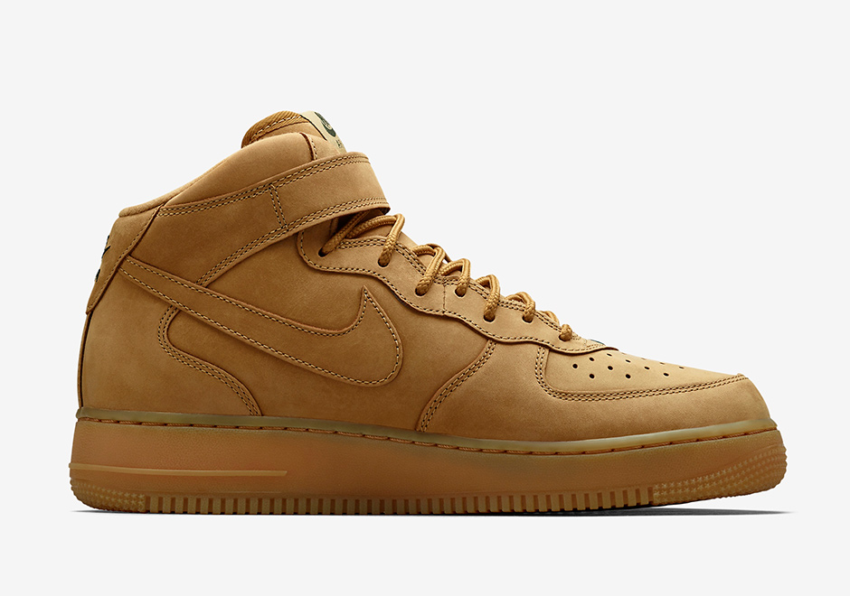 Nike Air Force 1 Mid Flax Asia Release Date 03