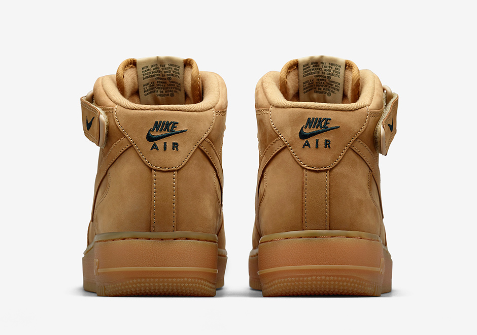 Nike Air Force 1 Mid Flax Asia Release Date 05