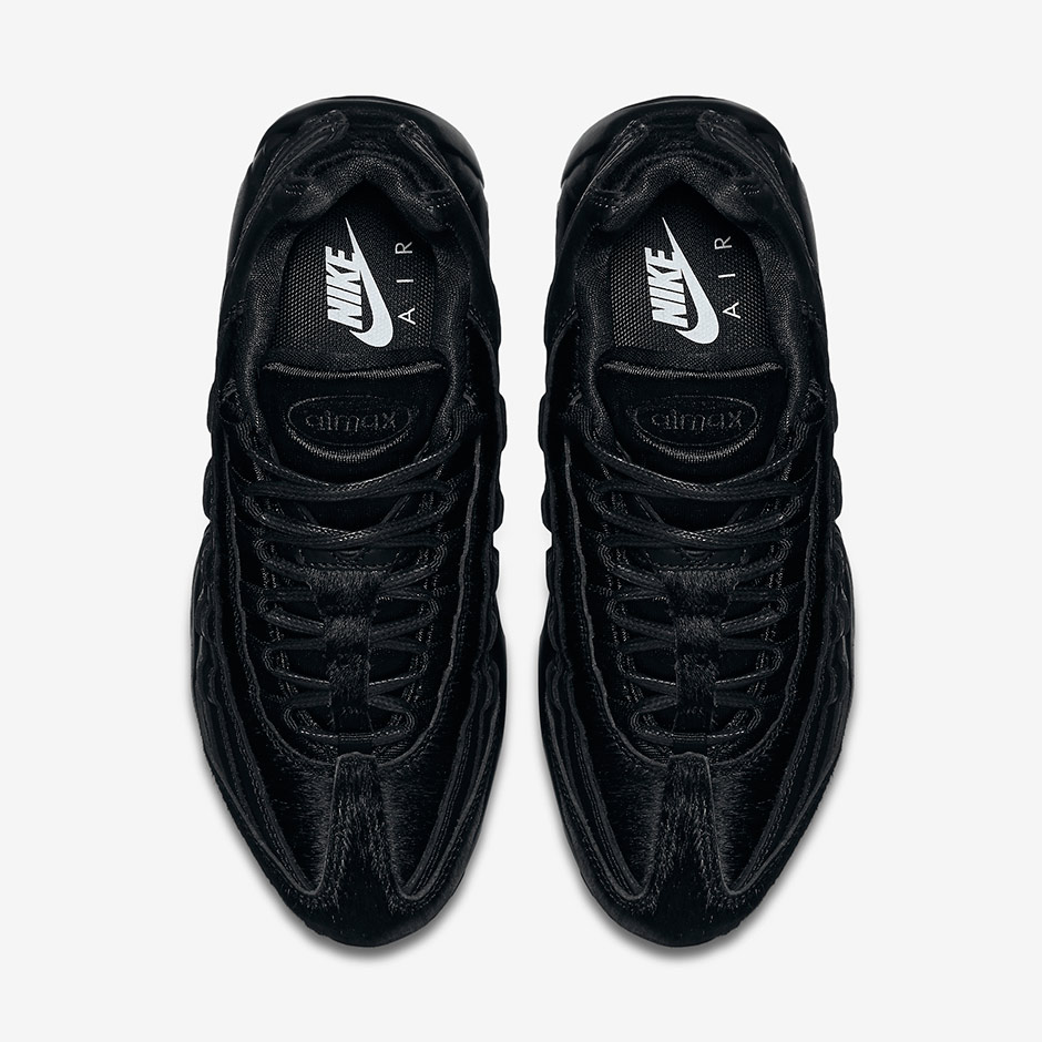 Nike Air Max 95 Wmns All Black Pony Hair 3