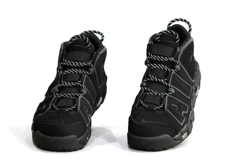 Nike Air More Uptempo Black Grey 04