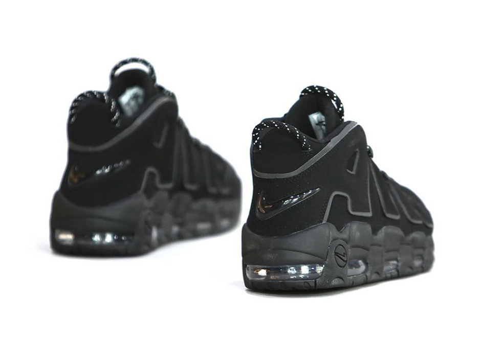 Nike Air More Uptempo Black Grey 05