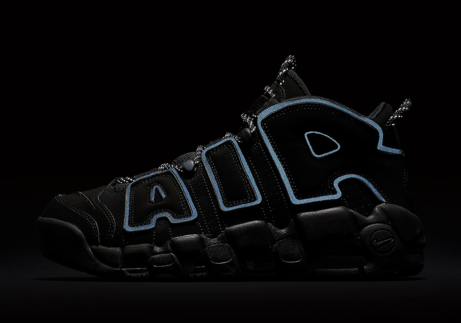 Nike Air More Uptempo Black Reflective 3m 01