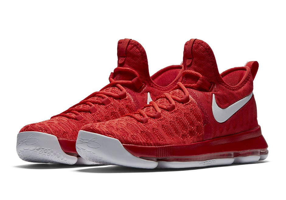 Nike KD 9 Releasing In Red Flyknit