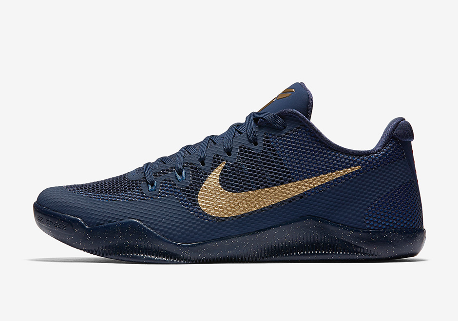 Nike Kobe 11 Navy Gold Coming Soon 02