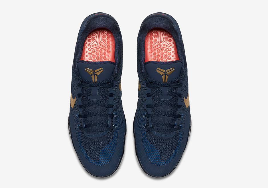 Nike Kobe 11 Navy Gold Coming Soon 04