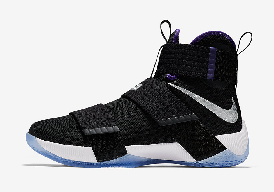 Nike Lebron Soldier 10 Black Purple Silver 2