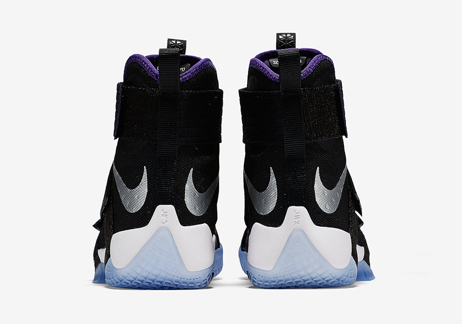 Nike Lebron Soldier 10 Black Purple Silver 4