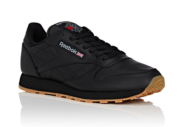 Reebok Classic Leather Black Gum 1