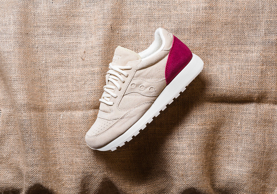 Saucony Jazz Original Fleece Tan Pink 1