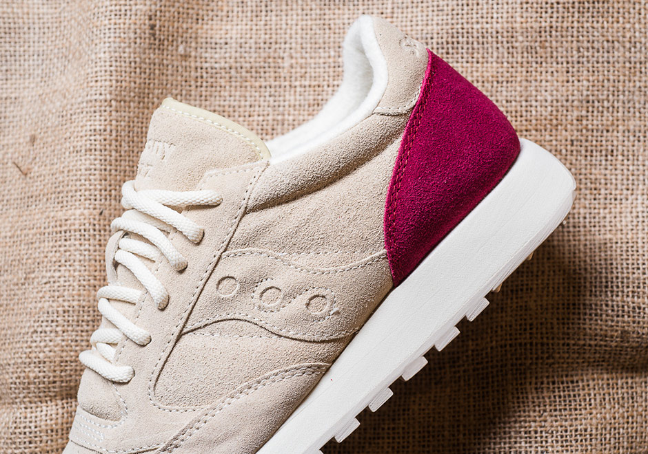 Saucony Jazz Original Fleece Tan Pink 2