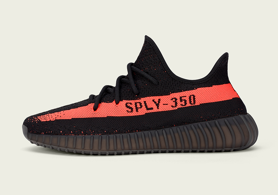 Yeezy 350v2 Red 3