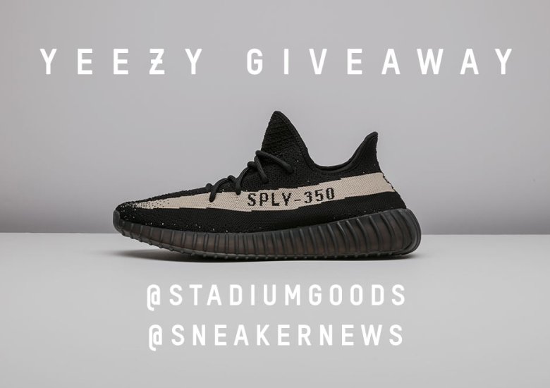 Sneaker News x Stadium Goods YEEZY 350 “Black/White” Giveaway