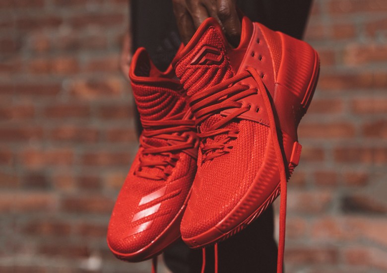 Damian Lillard’s New adidas Signature Shoe Releases Tomorrow In All Red