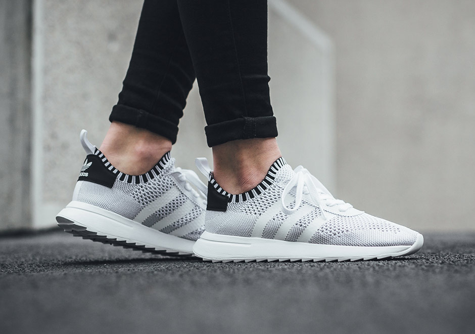 Adidas Flashback Primeknit Women White Black 2