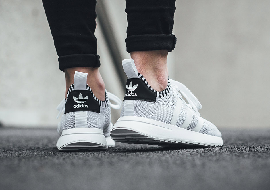 Adidas Flashback Primeknit Women White Black 3