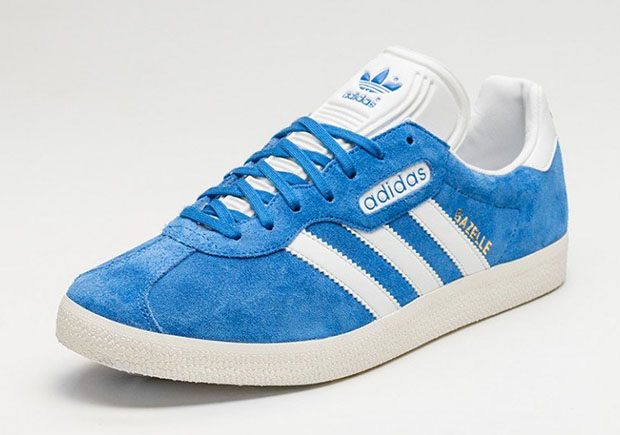 Adidas Gazelle Super Blue White 2