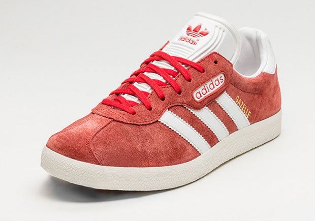 Adidas Gazelle Super Red White 2