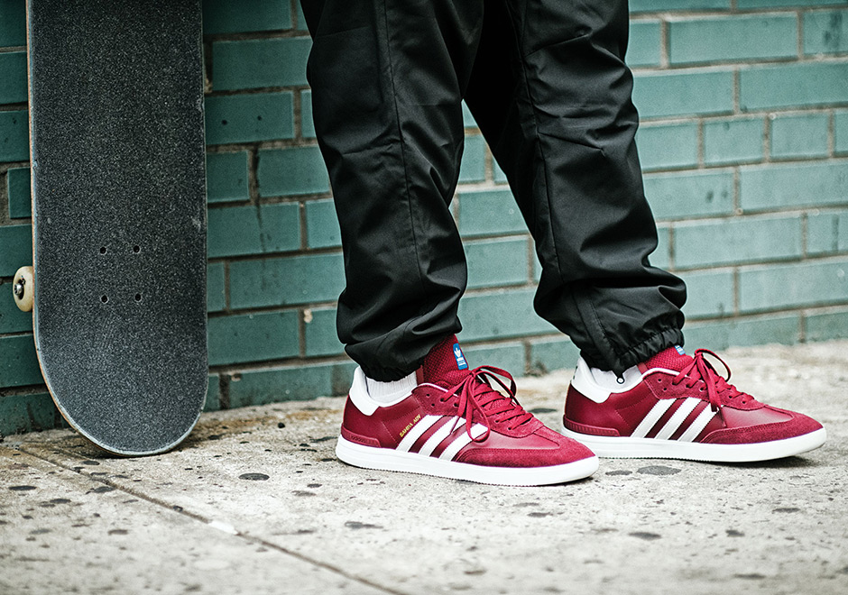 Adidas Samba Adv Burgundy Release Date 01