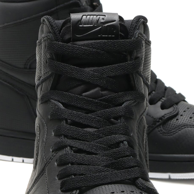 Air Jordan 1 High Black Perforated 555088 002 6