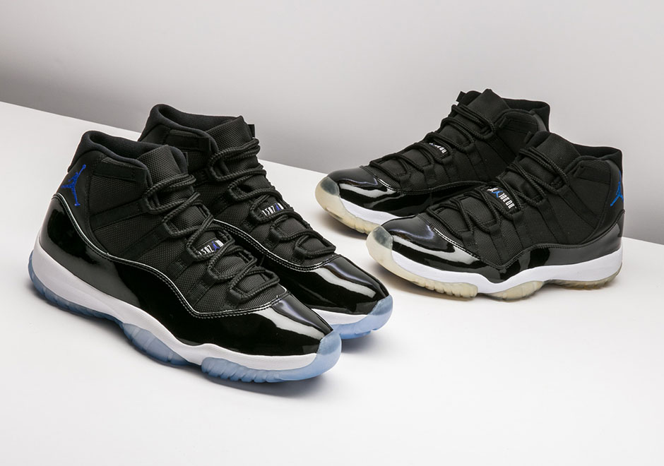 Air Jordan 11 Space Jam 09 Vs 16 Comparison 2